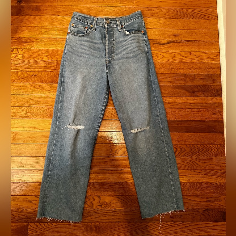 Levi Ribcage Straight Ankle jeans